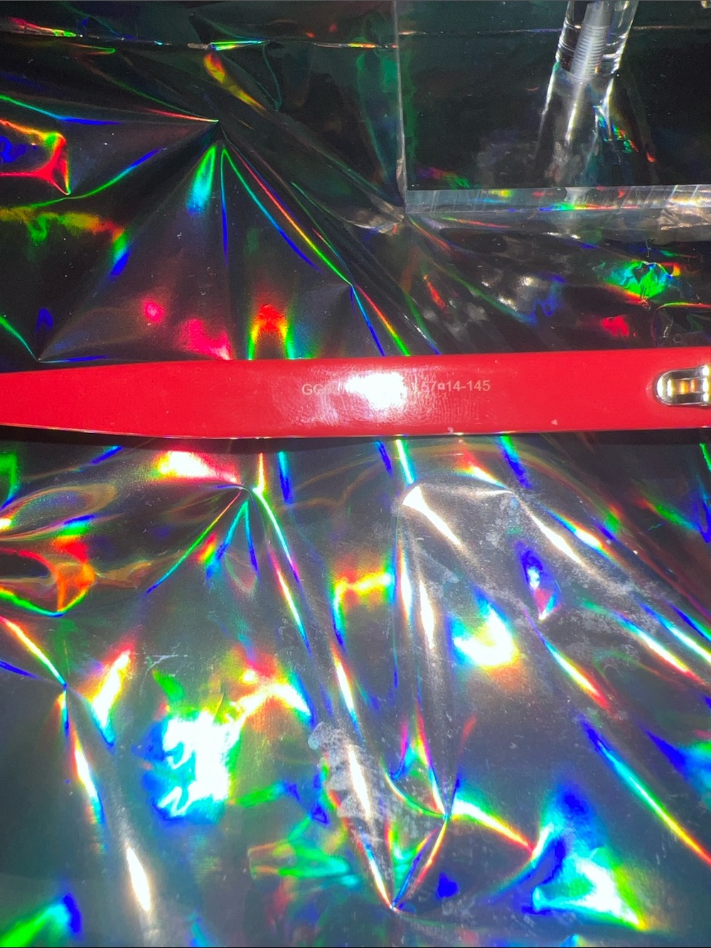 Gucci Multicolor Aviator Sunglasses - Blue/Red/Geeen/Yellow Size 57-14-145 - Picture 4 of 7
